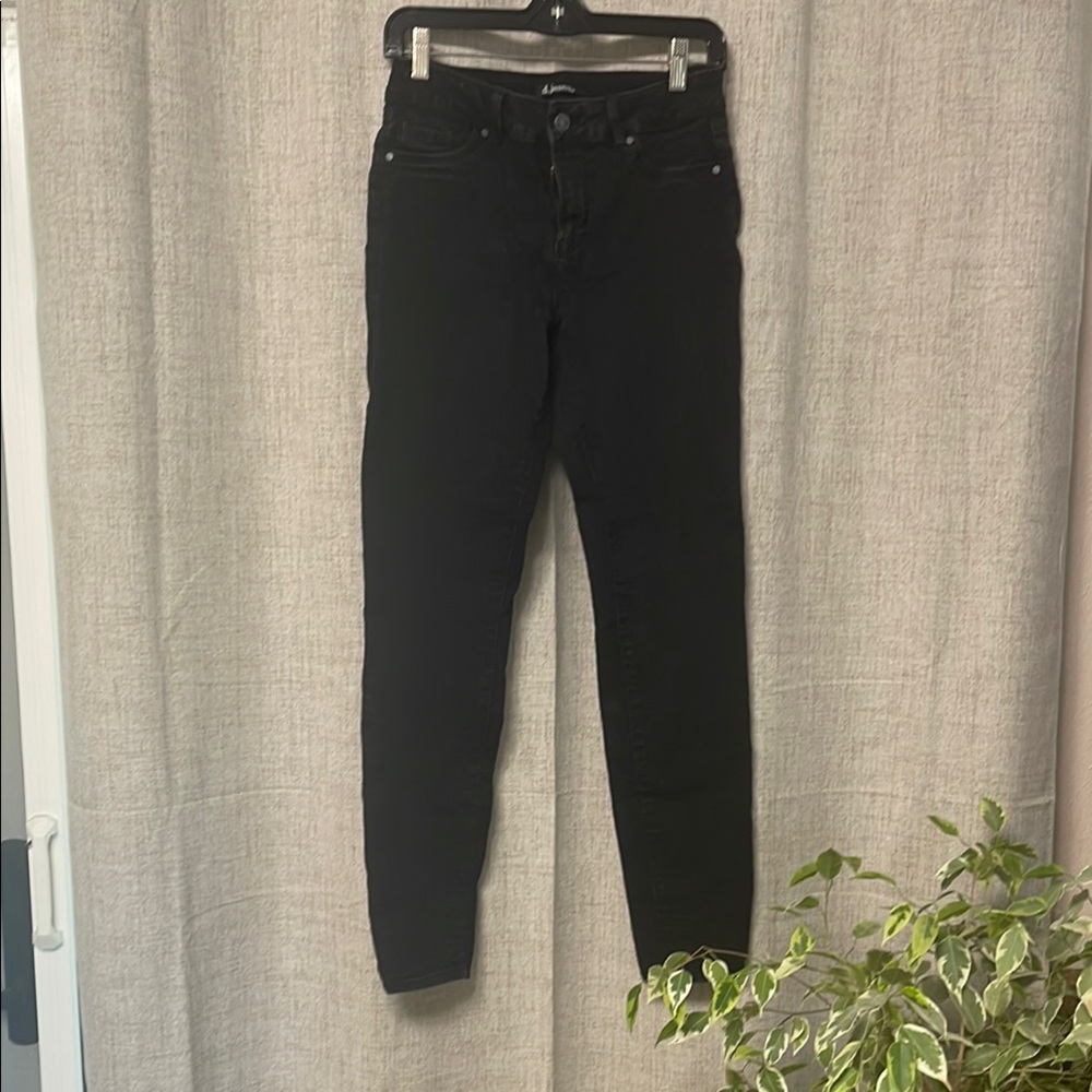 d. jeans Black Skinny Jeans Full-Length Tapered
